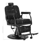 Fauteuil De Barbier Carlos Extra Noir 18