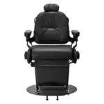 Fauteuil De Barbier Électrique Gabbiano Duke Noir 1
