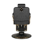 Fauteuil De Barbier Gabbiano Boss Hd Old Leather Noir 3