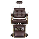 Fauteuil De Barbier Gabbiano Boss Marron 2