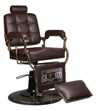 Fauteuil De Barbier Gabbiano Boss Marron