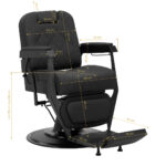 Fauteuil De Barbier Gabbiano Bruno Avec Cadre Noir 18