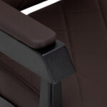 Fauteuil De Barbier Gabbiano Bruno Avec Cadre Noir Et Marron 5