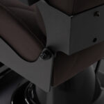 Fauteuil De Barbier Gabbiano Bruno Avec Cadre Noir Et Marron 12