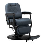 Fauteuil De Barbier Gabbiano Bruno Avec Cadre Noir Graphite