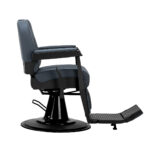 Fauteuil De Barbier Gabbiano Bruno Avec Cadre Noir Graphite 1