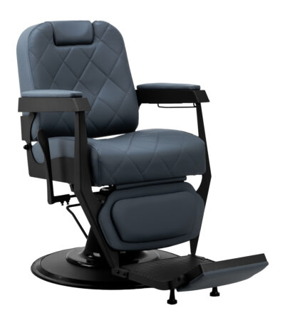 Fauteuil De Barbier Gabbiano Bruno Avec Cadre Noir Graphite