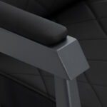 Fauteuil De Barbier Gabbiano Bruno Avec Structure En Graphite Noir 5