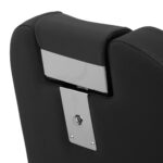 Fauteuil De Barbier Gabbiano Bruno Avec Structure En Graphite Noir 9