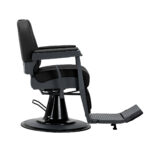 Fauteuil De Barbier Gabbiano Bruno Avec Structure En Graphite Noir 1