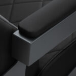 Fauteuil De Barbier Gabbiano Bruno Avec Structure En Graphite Noir 14