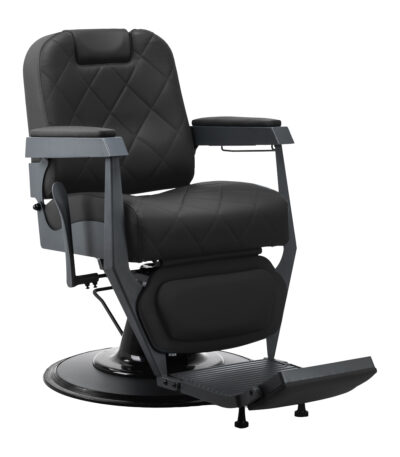Fauteuil De Barbier Gabbiano Bruno Avec Structure En Graphite Noir