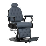 Fauteuil De Barbier Gabbiano Francesco Black Graphite