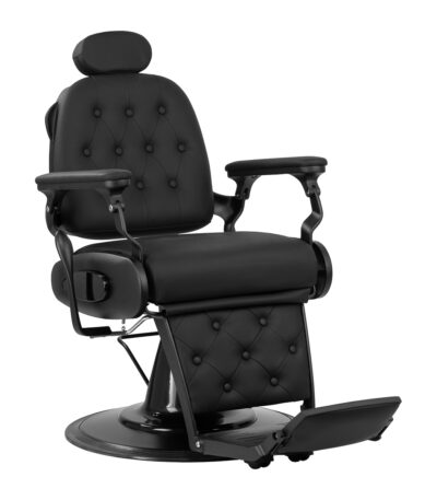 Fauteuil De Barbier Gabbiano Francesco Black Noir