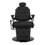 Fauteuil De Barbier Gabbiano Francesco Black Noir 3