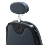 Fauteuil De Barbier Gabbiano Francesco En Graphite Avec Cadre Noir Brossé 7