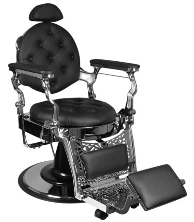 Fauteuil De Barbier Gabbiano Giulio Argent Noir