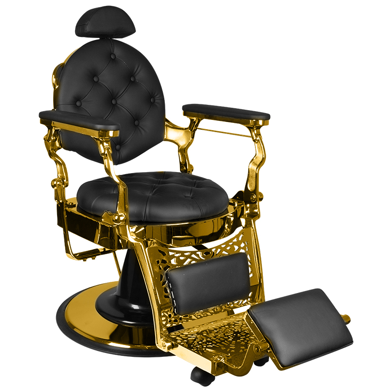 Fauteuil De Barbier Gabbiano Giulio Gold Black Fauteuil De Barbier Gabbiano Giulio Gold Black