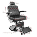 Fauteuil De Barbier Gabbiano Imperial Black 5