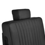 Fauteuil De Barbier Gabbiano Levi Avec Structure Noire Et Dossier Sans Coutures. 9