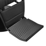 Fauteuil De Barbier Gabbiano Levi Avec Structure Noire Et Dossier Sans Coutures. 11