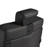 Fauteuil De Barbier Gabbiano Levi Avec Structure Noire Et Dossier Sans Coutures. 12