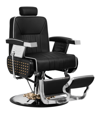 Fauteuil De Barbier Gabbiano Livio Noir