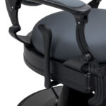 Fauteuil De Barbier Gabbiano Niccolo Graphite Sans Boutons 7