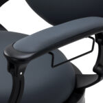 Fauteuil De Barbier Gabbiano Niccolo Graphite Sans Boutons 9