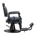 Fauteuil De Barbier Gabbiano Niccolo Graphite Sans Boutons 3