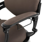 Fauteuil De Barbier Gabbiano Niccolo Marron Sans Boutons 9