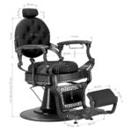 Fauteuil De Barbier Gabbiano Niccolo Noir 15