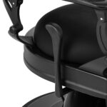 Fauteuil De Barbier Gabbiano Niccolo Noir Sans Boutons 7