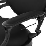 Fauteuil De Barbier Gabbiano Niccolo Noir Sans Boutons 9