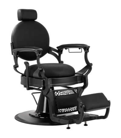 Fauteuil De Barbier Gabbiano Niccolo Noir Sans Boutons