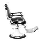 Fauteuil De Barbier Gabbiano Noir Style Moto 1
