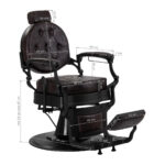 Fauteuil De Barbier Gabbiano Président Brown 16