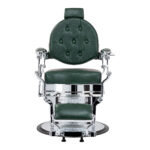Fauteuil De Barbier Gabbiano Président Vert Chrom 3