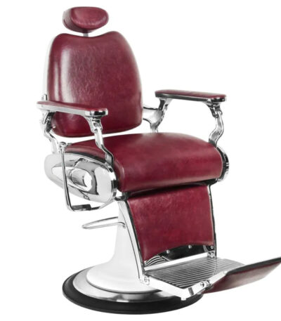 Fauteuil De Barbier Gabbiano Style Moto Bordeaux