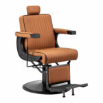 Fauteuil De Barbier Gabbiano Visionerio Marron Clair