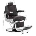 Fauteuil De Barbier Hair System Bm88066 Marron 13