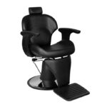 Fauteuil De Barbier Noir Gabbiano Igor