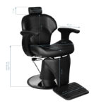 Fauteuil De Barbier Noir Gabbiano Igor 4
