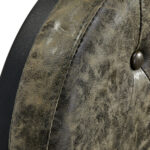 Fauteuil De Barbier Président Vieux Cuir Vert 6