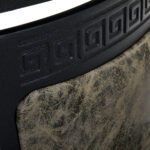 Fauteuil De Barbier Président Vieux Cuir Vert 10