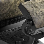 Fauteuil De Barbier Président Vieux Cuir Vert 11