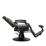 Fauteuil De Barbier Président Vieux Cuir Vert 2