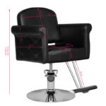 Fauteuil De Coiffure Avec Système Capillaire Hs69 Noir 4