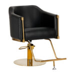 Fauteuil De Coiffure Burgos Or Noir