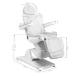 Fauteuil De Coiffure Électrique Azzurro 870 3 Strong Blanc 4